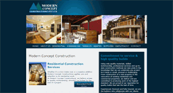 Desktop Screenshot of modernconceptconstructions.com